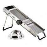 MDL-18, Stainless Steel Mandoline Slicer Set with Built-in Blades and Hand guard