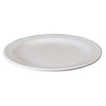 MMPR-7W, 7.5-Inch Round Melamine Plates, White, 1 Dozen, NSF