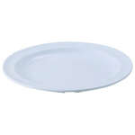 Winco MMPR-8W, 8-Inch Round Melamine Plates, White, 1 Dozen, NSF