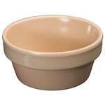 Winco MMSC-2, 2.5-Ounce 2.88-Inch Diameter Melamine Sauce Cups, Tan, 1 Dozen, NSF