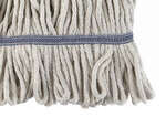 MOP-24W, 24-Ounce White Yarn Wet Mop Head, Looped End