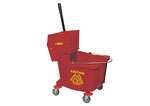 MPB-36R, 36-Quart Red Mop Bucket with Wringer, EA