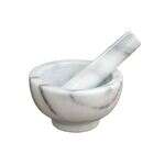 MPS-42W, 4.25-Inch Diameter Marble Mortar and Pestle Set