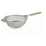 MST-10RB, 10.5 Double Mesh Strainer with Reinforced Bowl