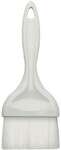 NB-30, 3-Inch Wide Flat Nylon Bristle Pastry Brush with Plastic Handle