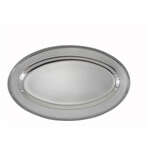 OPL-12, 11.75x7.88-Inch Heavy Stainless Steel Oval Platter
