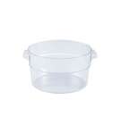 PCRC-2, 2-Quart Polycarbonate Round Storage Container, NSF