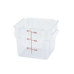 PCSC-6C, 6-Quart Clear Square Polycarbonate Food Storage Container, NSF