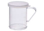 PDG-10CS, 10oz Dredge with Clear Snap-on Lid, Small Hole