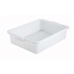 PL-5W, 20.25x15.5x5-Inch White Dish Box