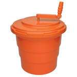 Winco PLSP-5O, 5-Gallon Orange Salad Spinner, FDA (Discontinued)