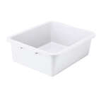 PLW-7W, 20.75x16.75x7-Inch Heavy Duty Dish Box, White