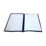 PMCD-9K, 12x9.5-Inch Double Fold Menu Cover, Black