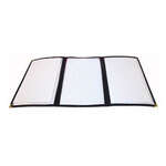 PMCT-9U, 12x9.5-Inch Triple Fold Menu Cover, Burgundy