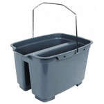 Winco PPL-20D, 19.55-Quart Plastic Double Pail, Gray (Discontinued)