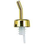 Winco PPW-GD, Whiskey Free Flow Pourer, Golden Collar and Spout, 1 Dozen (Discontinued)