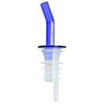 Winco PPW-NB, Whiskey Free Flow Pourer, Blue Spout, no Collar, 1 Dozen (Discontinued)