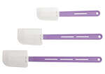 Winco PSH-10P, 10.5" Silicone Scraper, Flat Blade, Heat Resistant, Purple (Discontinued)