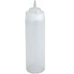 PSW-16, 16-Ounce Clear Wide Mouth Squeeze Bottle