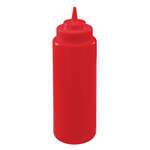 PSW-32R, 32-Ounce Red Wide Mouth Squeeze Bottle