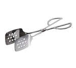 PT-10P, 10-Inch Pastry Tong, Perforated Scissor Style, Stainless Steel