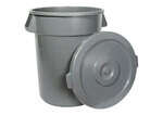 PTCL-10G, Round Gray Plastic Cover for PTC-10G Trash Can