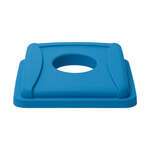 PTCSB-23L, Blue Plastic Bottle and Can Recycling Cover for PTCS-23L Bin
