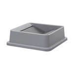 PTCSL-23G, Gray Square Plastic Swing Lid for PTCS-23G Bin