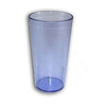 PTP-16B, 16-Ounce Blue Pebbled Plastic Tumblers, 1 Dozen