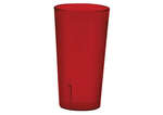 PTP-20R, 20-Ounce Red Pebbled Plastic Tumblers, 1 Dozen