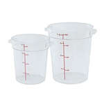 PTRC-12, 12-Quart Polypropylene Round Storage Container, Translucent
