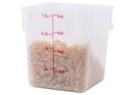 PTSC-8, 8-Quart Polypropylene Square Storage Container, Translucent