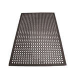 RBM-35K, 36x60x0.5-Inch Anti-Fatigue Grease-Resistant Beveled Rubber Floor Mat, Black