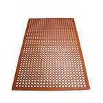 RBM-35R, 36x60x0.5-Inch Grease-Resistant Anti-Fatigue Beveled Rubber Floor Mat, Red