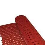 RBMI-33R, 36x36x0.5-Inch Interlocking Grease-Resistant Anti-Fatigue Square Rubber Floor Mat, Red