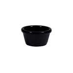 RFM-2K, 2-Ounce Fluted Melamine Ramekins, Black, 1 Dozen