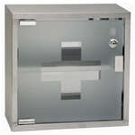 Winco SFAC-12, 12x12x4.75-Inch First Aid Cabinet, Stainless Steel
