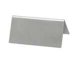 SGN-100, Tent Sign, Blank, Stainless Steel