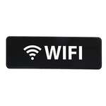 SGN-330, 9x3-inch 'WiFi' Black Information Sign