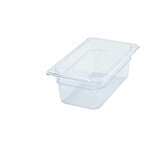 SP7404, 4-Inch Deep One-Fourth Size Polycarbonate Food Pan, NSF