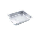 SPHP2, 2.5-Inch Deep, Half-Size Stainless Steel Perforated Steam Table Pan, NSF