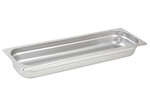 Winco SPJH-2HL, Anti-Jam Steam Pan, Half-Long, 2.5-inch, 22 Gauge Stainless Steel, NSF