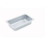 Winco SPJH-402, 2.5-Inch Deep Quarter Size Anti-Jamming Steam Table Pan, NSF
