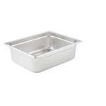 SPJL-204, 4-Inch Deep, Half-Size Anti-Jamming Steam Table Pan, 25 Gauge, NSF