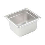 SPJM-604, 4-Inch Deep One-Sixth Size Anti-Jamming Steam Table Pan