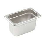 SPJP-904, 4-Inch Deep One-Ninth Size Anti-Jamming Steam Table Pan, NSF
