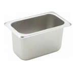 Winco SPN4, 4-Inch Deep One-Ninth Size Steam Table Pan, NSF