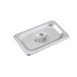 SPSCN, One-Ninth Size Solid Stainless Steel Steam Table Pan Cover, NSF