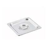 SPSCS, One-Sixth Size Solid Stainless Steel Steam Table Pan Cover, NSF