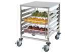 SRK-12D 12-Tier Stainless Steel Food Pan Rack